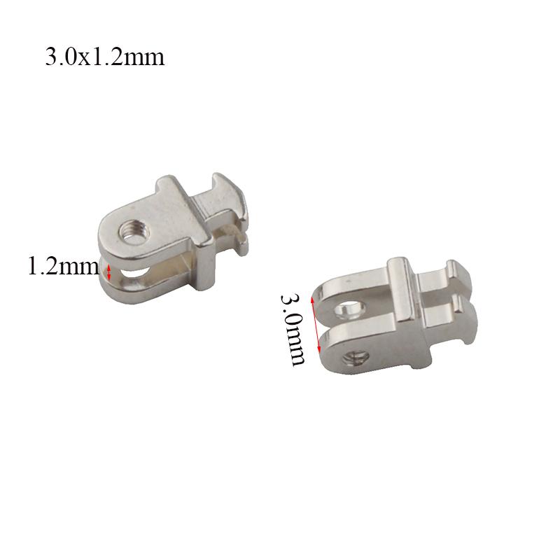 

50pcs High Nickle Eyeglasses Hinge Plastic Frame Wide Broken Front Hinge Replacement Acetate Glasses Temple Repair Accessory
