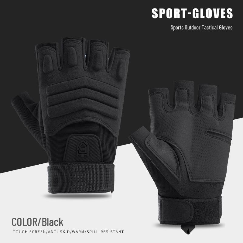Men's Special Forces Tactical Half-Finger and Full-Finger Gloves for Spring and Summer Outdoor Sports.