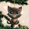 Cartoon Playful Acrylic Hanging Decoration For Home Christmas Tree And Auto Style