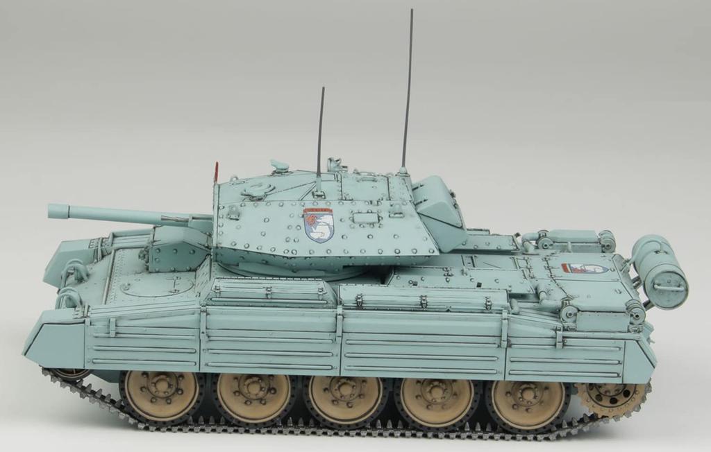 Platz Girls Panzer Final Chapter Crusader Gloriana Academy Scale Plastic Model Kit Molded Color & Mk.VI Mk.III St. Girls' 1/35 GP-75