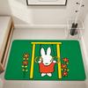 Cartoon Bunny Rabbit kawaii funny M-Miffy Home Bed Rug Kitchen Bath Floormat Hallway Balcony Carpet Entrance Doormat hogar Decor