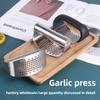 Stainless Steel Garlic Press Manual Garlic Press Squeezer Ergonomic Ginger Garlic Crusher  for Vegetable Kitchen Accessories