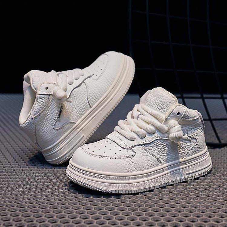 Children's Small Yellow Boots Autumn 2025 New Baby Boys High-top Board Shoes Soft-soled Casual Girls' Sports Shoes