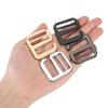 10pcs Metal G Hook Webbing Buckles for Backpack Strap Webbing Adjustable Flat Slide Buckles Light Gold [uxcell] 32mm/1.26" Tri-Glide