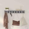Wall Mounted Nightstand Grey Sonoma 80 x 10.5 x 10.5 cm
