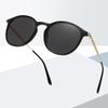 New polarized sunglasses trendy round frame metal sunglasses men's outdoor fishing street shooting sunglasses women