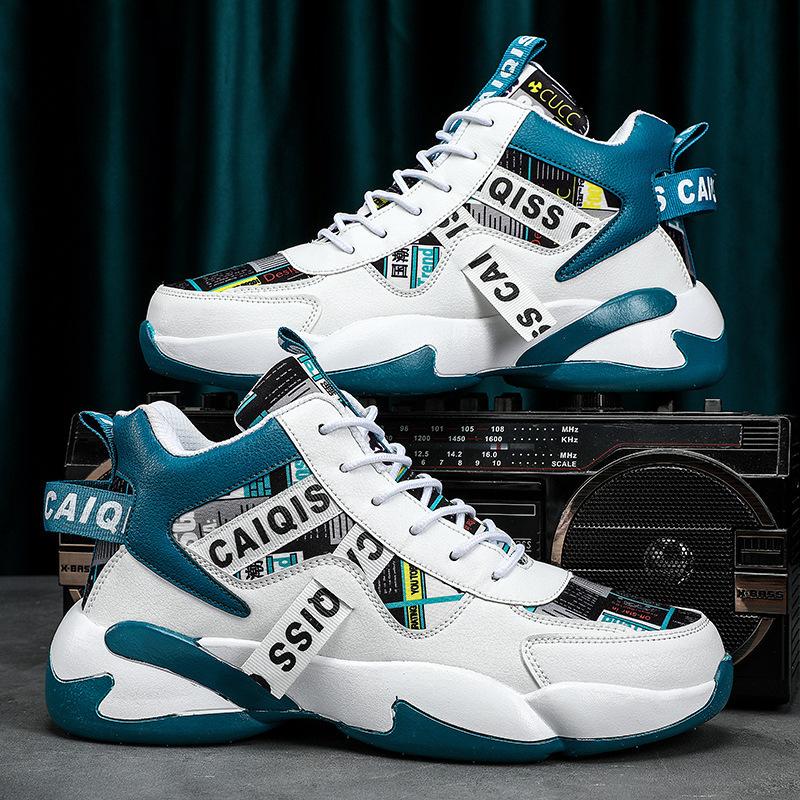 

Men s shoes 2025 spring new Guochao student height increase couple basketball shoes casual sports running dad trendy shoes men 36