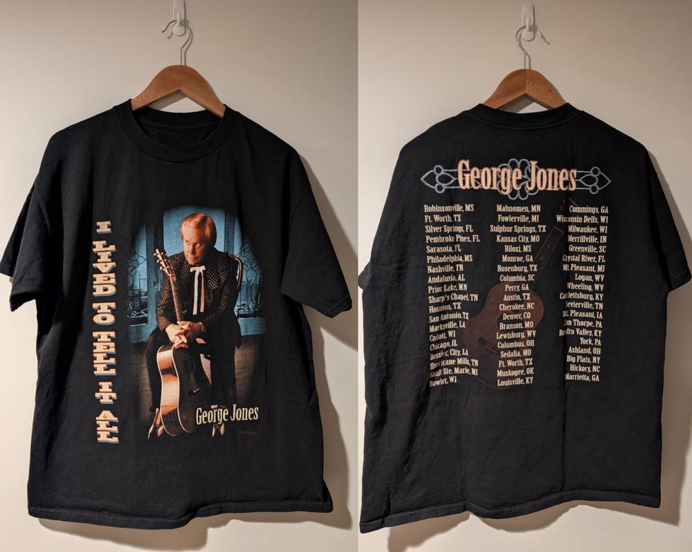 

George Jones I Lived To Tell It All Tshirt All Size S to 5XL UR638 Unisex T-Shirt XL
