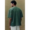 H M Oversized FiT CoTTon T sHirT Dark Green