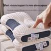 New SPA Massage Neck Pillow: Non-Collapsing Knitted Cotton Core for Adults, Ideal for Home, Hotel, or Dorm Use.