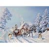 Huacan Full Square Diamond Painting Landscape Diamond Embroidery Snow Scene Picture Rhinestone Mosaic Painting