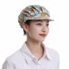 Dust Proof Chef Hat Flower Printed Sanitary Cap New Work Cap  Hotel Restaurant
