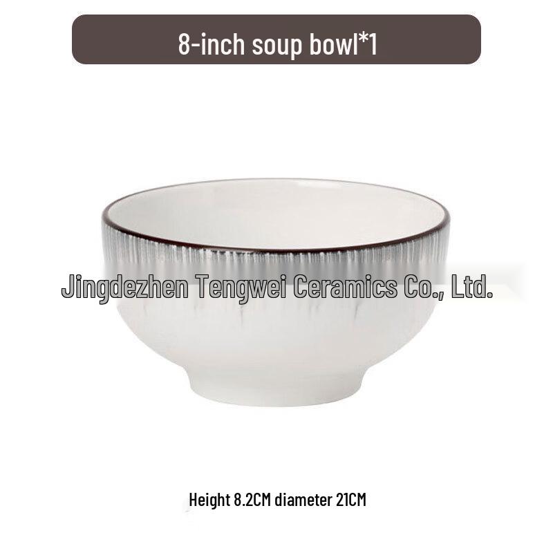 ZISIZ Light Luxury Ceramic Dinnerware Set