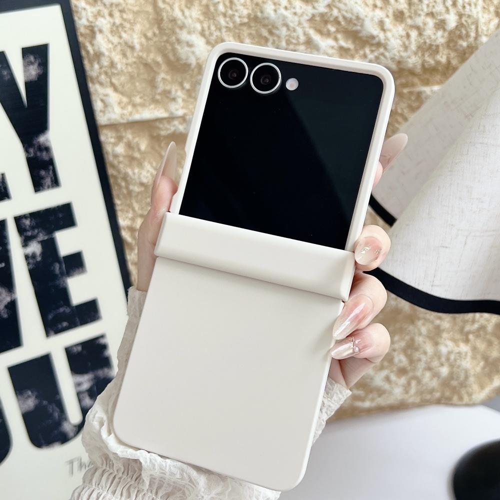 Gradient Double Color Matte Case for Samsung Galaxy Z Flip 7 6 5 4 3 flip7 ZFlip Hinge Protection Hard PC Shockproof Slim Cover