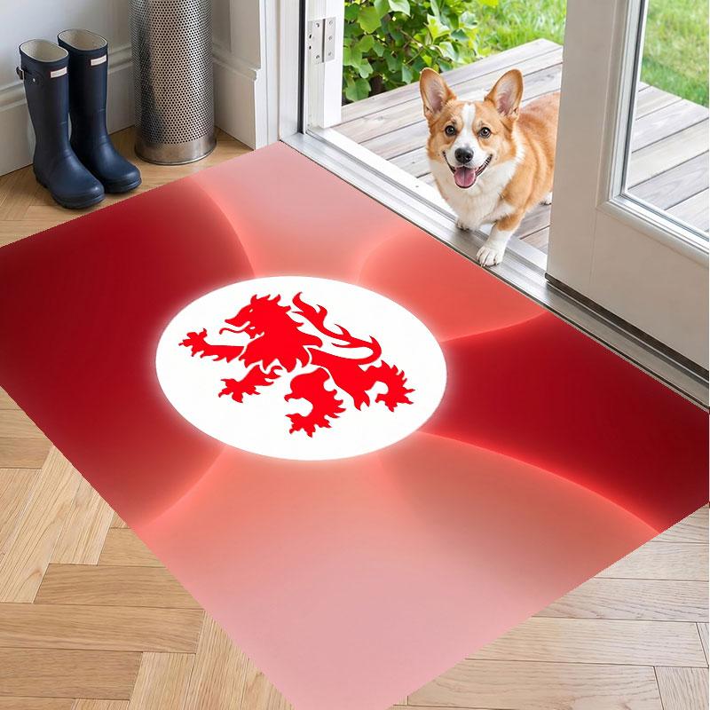 Soft Floor Carpet Middlesbrough FC Pattern Area Rug Decorative Mat For Home Room Decoration