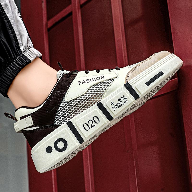 Women Summer Skateboard Shoes Students Running Sneakers Men Casual Kids Sport Shoes Height Increase Plus Size