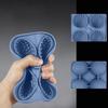 Scatola Stampo per Palline di Ghiaccio da Golf Calcio Silicone Griglia Ghiaccio per Pub Bar Cocktail Feste in Casa