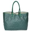 GOYARD STLOUIPMLTY09CL09P Saint Louis PM with pouch Tote Bag greenUsed