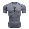 2026 Anime Men's Compression Shirt Fitness Sport Running Tight Gym TShirts Athletic Workout Quick Dry Tops Tee Summer