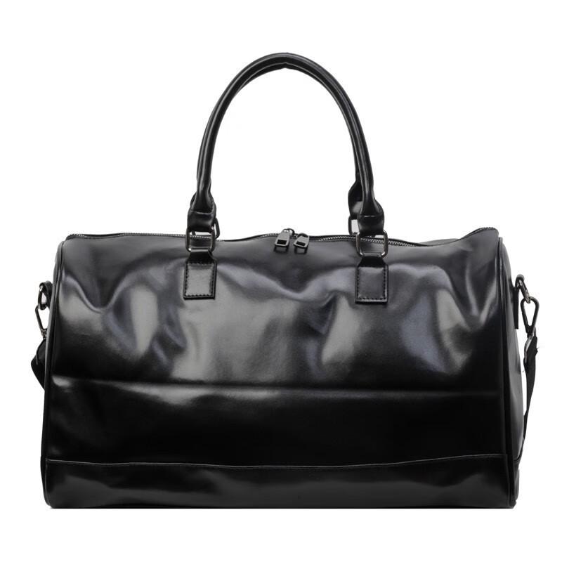 LIDU Large Capacity PU Leather Travel Shoulder Bag 36L