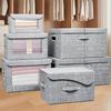 1pc Large-capacity Foldable Storage Box Dust Clothing Toy Storage Box with Lid Clothes Storage Containers Wardrobe Organizer