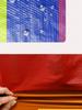 1pc Rainbow tablecloth 108-inch, plastic, waterproof and oil-proof wash free, home decor, birthday party, outdoor tablecloth