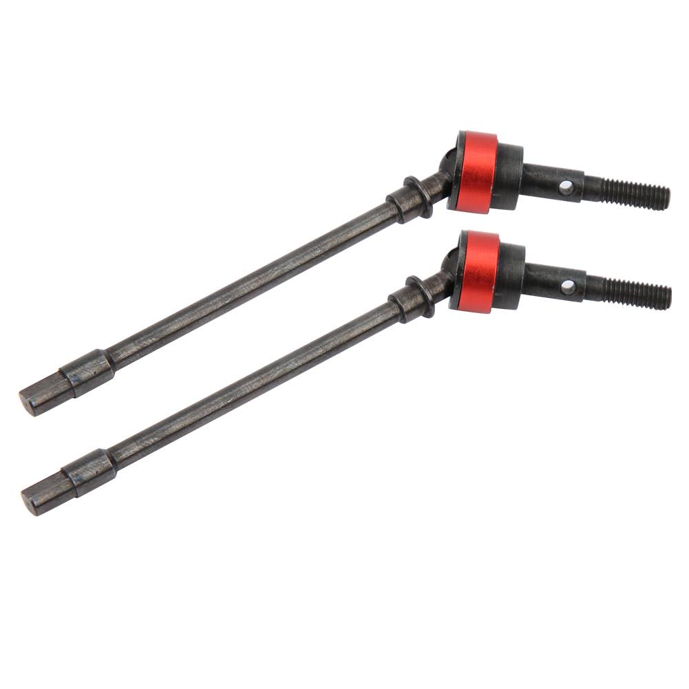 Steel CVD Front Drive Shaft Replacement Accessory Fit for Axial SCX10 1:10 Crawler CarRed