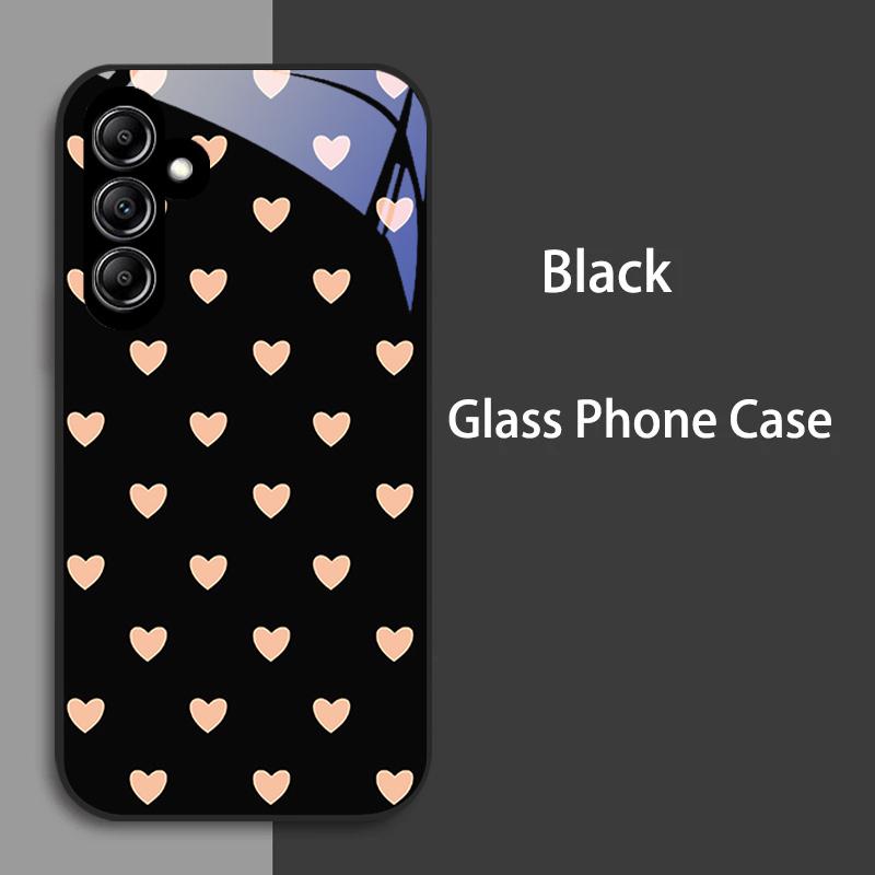 Tempered Glass Case For Samsung A25 5G Cover For Samsung Galaxy A14 A23 A25 A33 A34 A35 A53 A54 A73 5G Glass Shockproof Bumper
