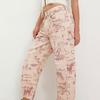 Barrel Jeans for Women Floral Print Boyfriend Baggy Jeans Casual Mid