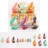 Artistic 6 Designs Mythical Bird Pvc Action Figures Parrots Blind Box Model Decorations