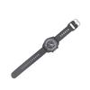 Digital Sports Watch Accurate Time Waterproof Stopwatch Clear Lens Electronic Watch Black Strap Black Screen Quartz