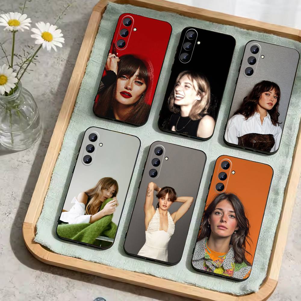 Ella Purnell Phone Case For Samsung Galaxy A73,A72,A71,A70,A52,A51 Others Soft Black Cover
