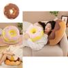 Adorable Cute Donut Plush Pillow Soft Toy Decorative Cushion For Sofa Gifts For Women