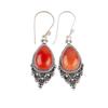Carnelian Gemstone 925 Sterling Silver Jewelry Earrings For Mother's Day Gift EE-85-26