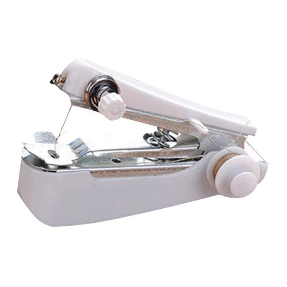 Household Handheld Sewing Machine Outdoor Pocket Portable Sewing Machine Travel Manual Sewing Machine for Outdoor Activities