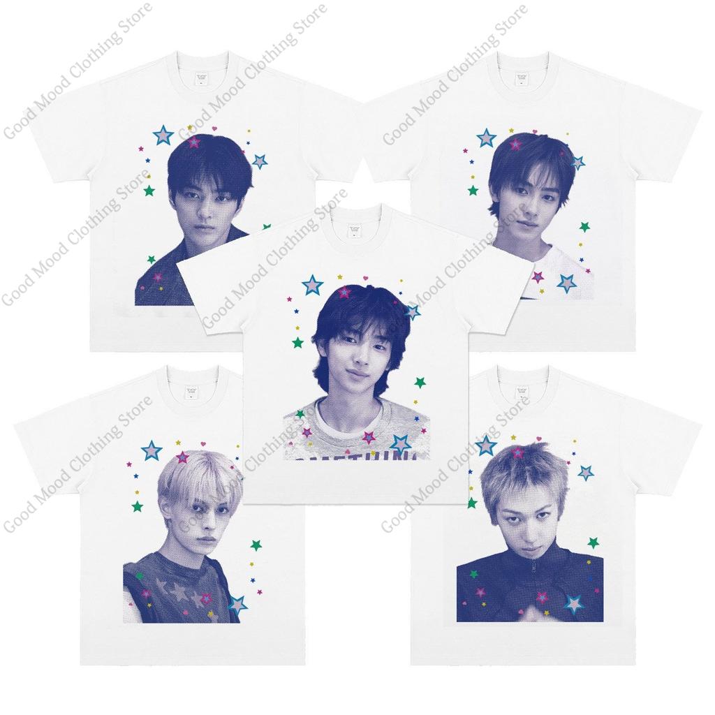 CORTIS T-Shirt SEONGHYEON KEONHO JUHOON Aufdruck Fans Kleidung Unisex Damen Baumwolle Kurzarm T-Shirts Kpop Mode Lässiges T-Shirt