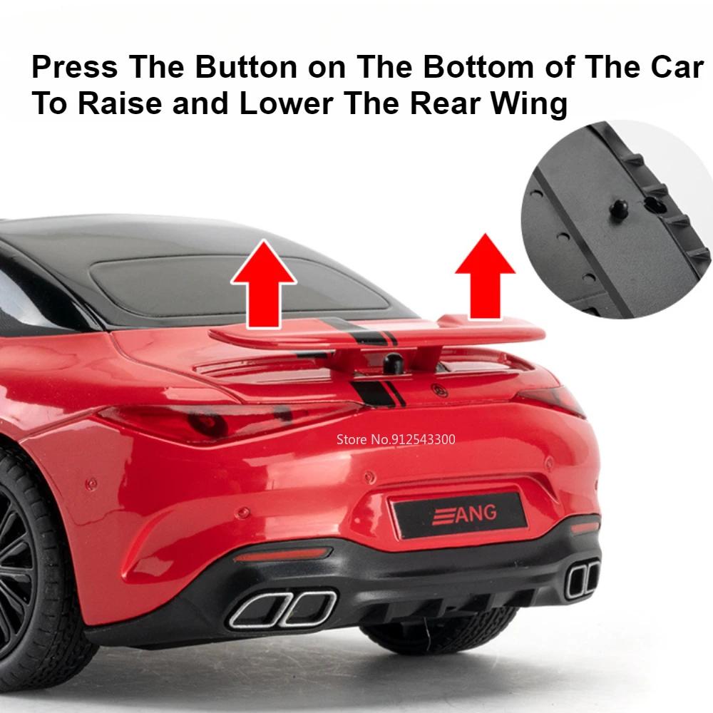 Scale 1:22 SL63 NA1 Model Toy Car Alloy Diecast Light Sound Pull Back Doors Opened Miniature Sports Cars Models Collection Gifts