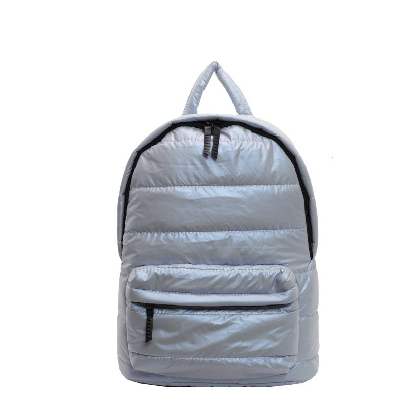 New Popular Cotton Clothes Backpack Women's Casual Versatile Space Cotton Backpack Large Capacity Lightweight Bag