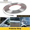 10Mm Chrome Trim Molding Decoration Strip Accessories Car Door Side Protector EK