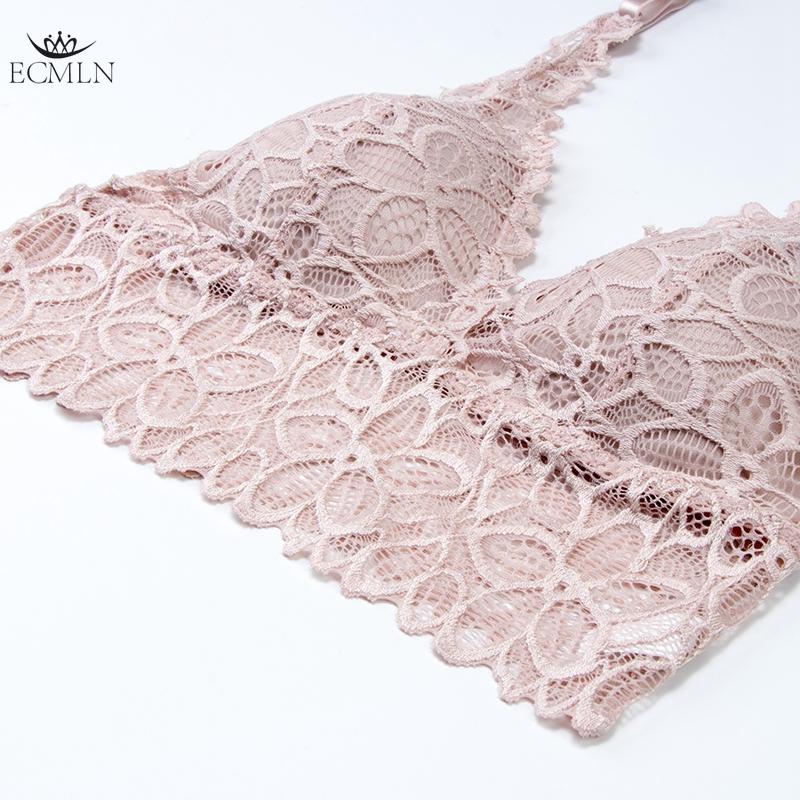 Bralettes de Renda para Mulheres Bralette Acolchoado de Renda Bandeau