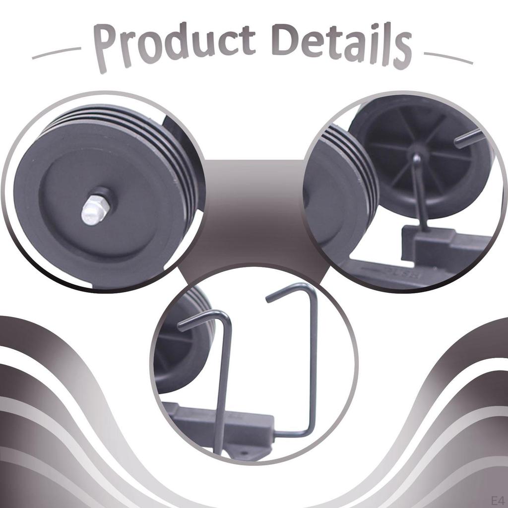 Shopping Pulley Heavy Duty Replacement,Spare Parts Accessories Practical for Supermarket Casters