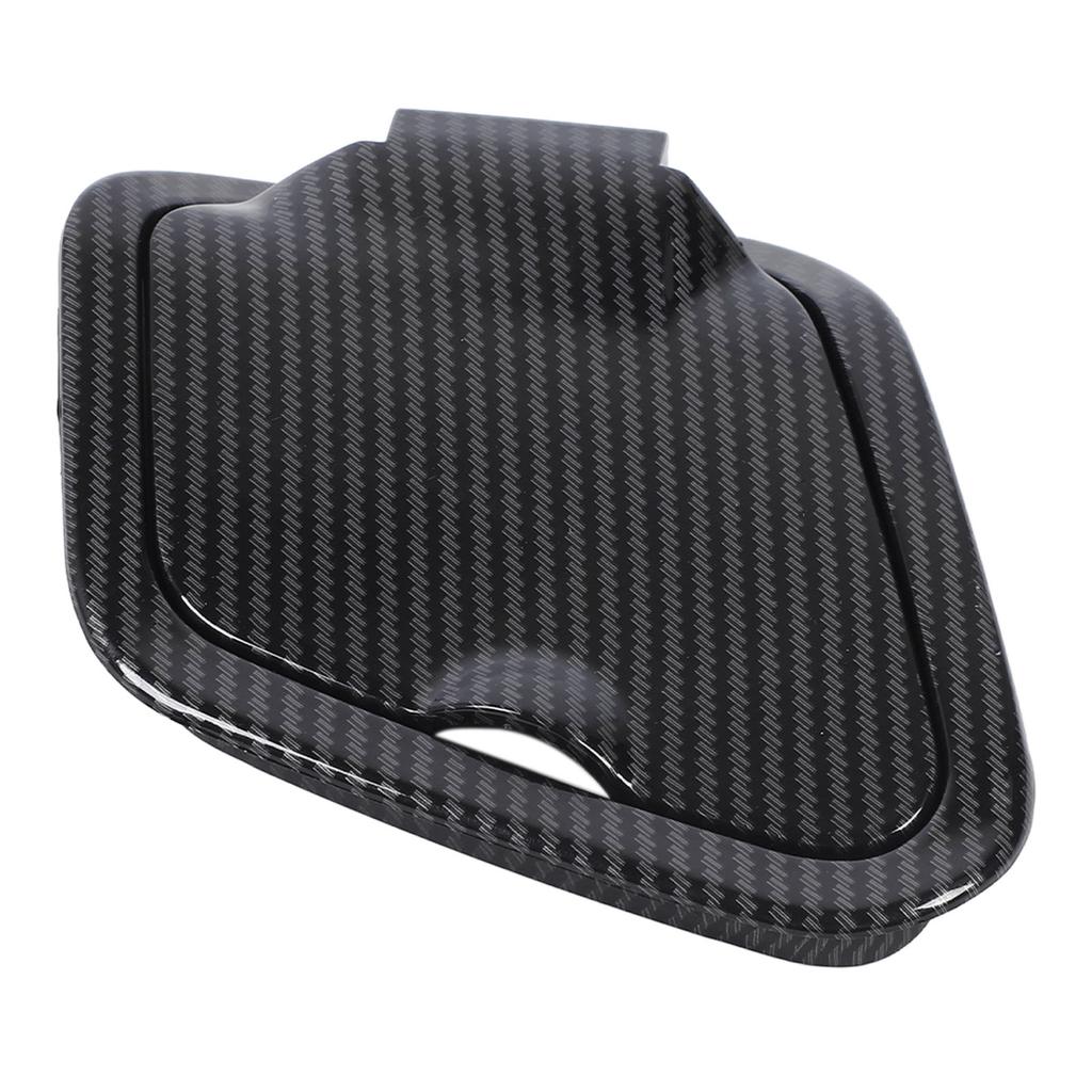 Kryt boční úložné kapsy motocyklu Krytka ve stylu karbonových vláken Ochranný kryt boční kapsy pro NMAX 125