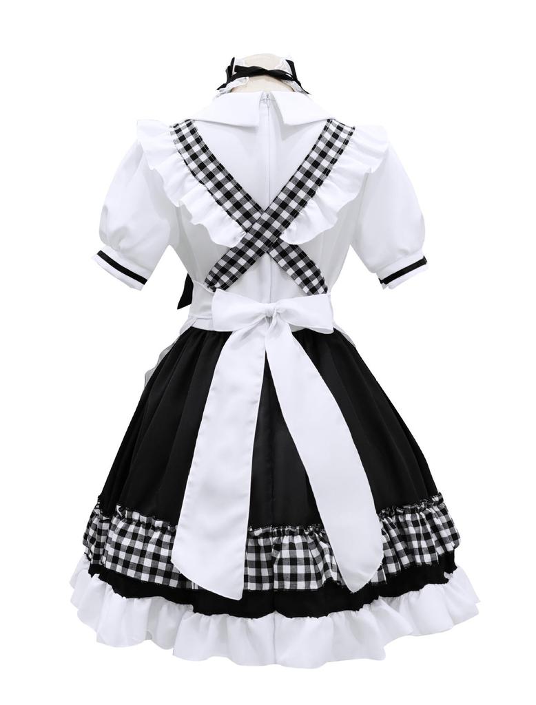 2023 Christmas & New Year Red Riding Hood Cosplay Maid Skirt - Lolita Dress Gift