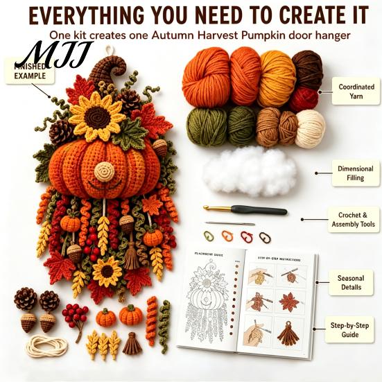 DIY-Weihnachtsdekorationen Saisonale Häkel-Türhänger-Sets, 3D-Zwerg-Strick-Aufhänger Handgemachte Bastelarbeiten, Anfänger-Schmuck für Weihnachten Halloween Ostern