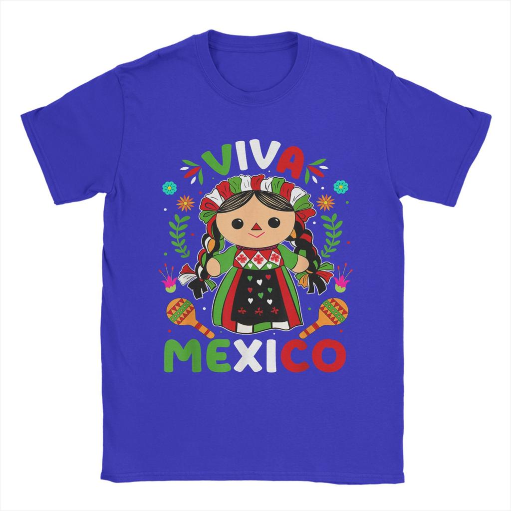 Viva Mexico Mexican Independence Day Shirts Women Girls Summer T-Shirts For Men Tee Shirt Short Sleeve Clothes