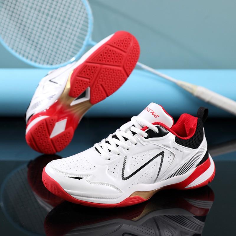 Unisex Badminton Shoes Men Women Lightweight Breathable Training Sneakers With Non-Slip Rubber Sole
