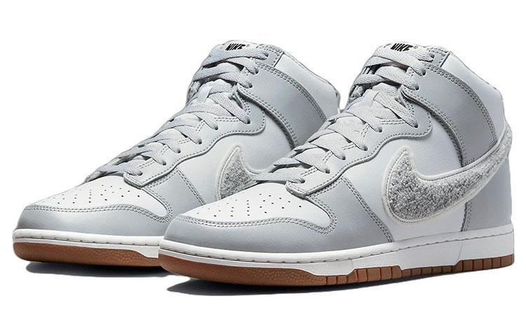 Nike Dunk High 'Chenille Swoosh Light Smoke Grey' DR8805-003