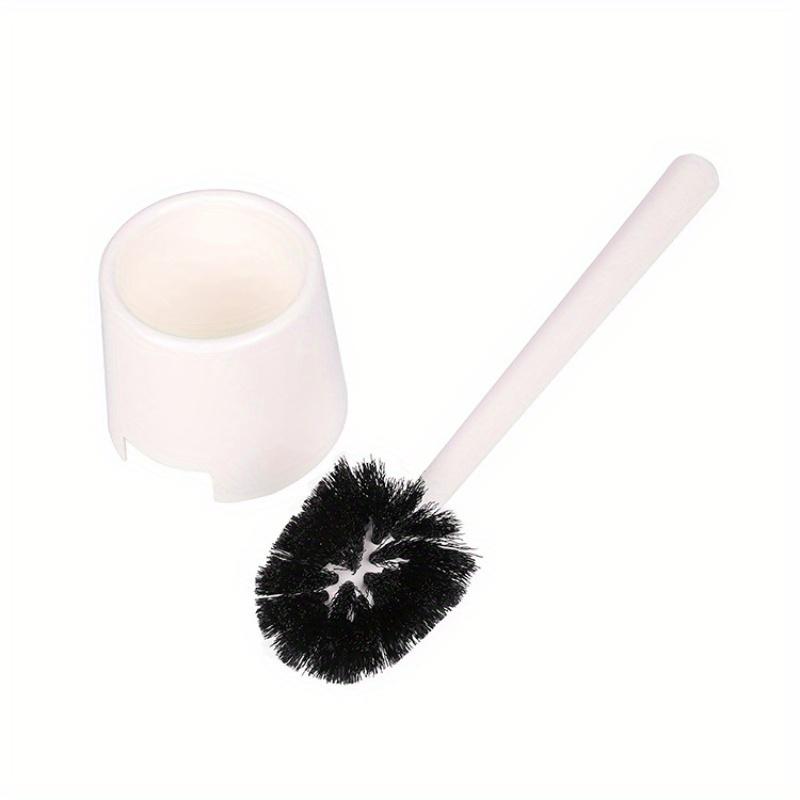 

1pc Toilet Brush and Holder Set - Long Handle Bathroom Flexible Deep Cleaning Brush, Portable Toilet Brush with Holder
