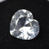 White Sapphire Loose Gemstone 8.65 Ct Ceylon Heart Cut September Birthstone for Gem Collections