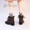 MDD Compatible Short 40cm Doll for BJD Dolls [Petite Marie] 1/3 Lace-up Boots, Brown, Shoes, [Petite Marie] [No.0183]